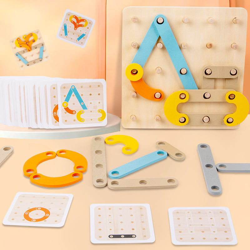 Montessori Kombinationspuslespil fra Hemmingsen Kids