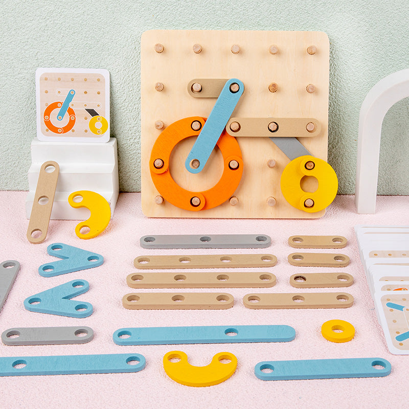 Montessori Kombinationspuslespil fra Hemmingsen Kids, billede 4