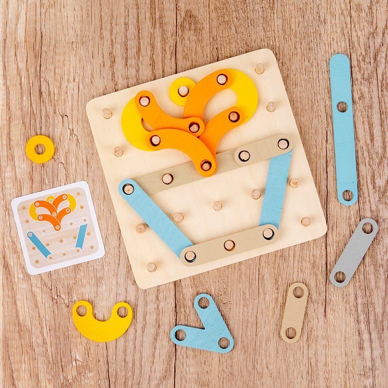 Montessori Kombinationspuslespil fra Hemmingsen Kids, billede 5