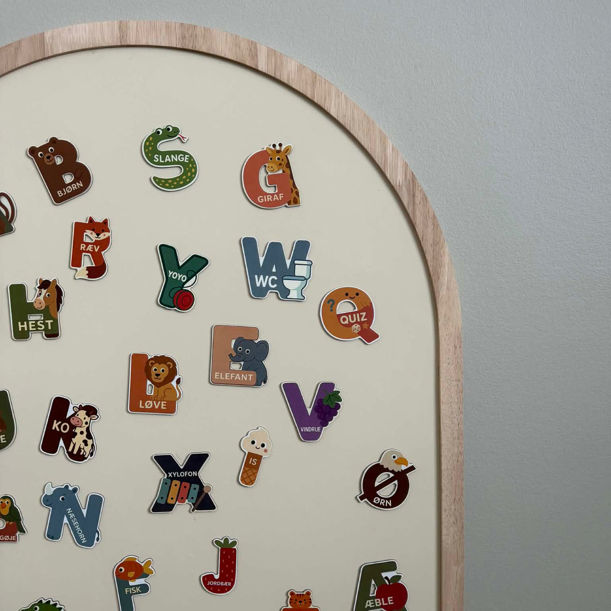 Magnetiske Bogstaver A-Å fra Hemmingsen Kids, billede 4