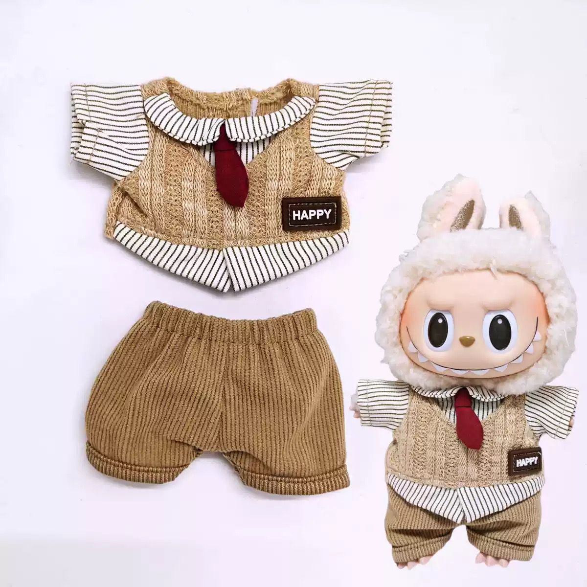 Labubu Tøjsæt – “Happy Outfit” fra Hemmingsen Kids, billede 4
