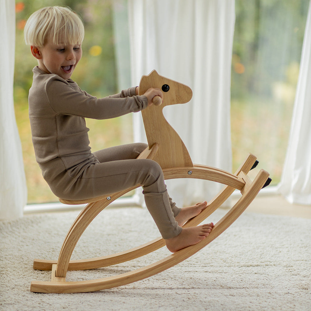 Gyngehest i Træ fra Hemmingsen Kids, billede 2