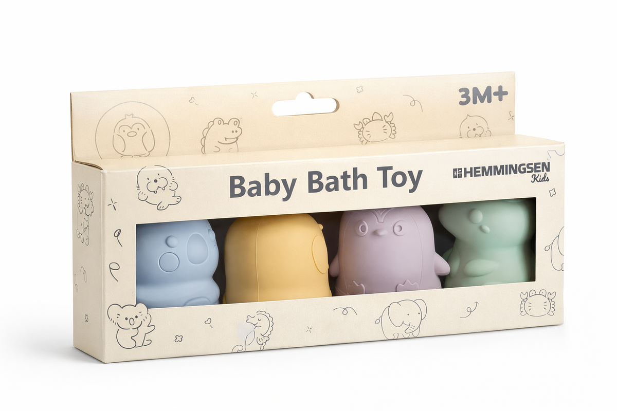 Silikone Badelegetøj m. Dyr fra Hemmingsen Kids