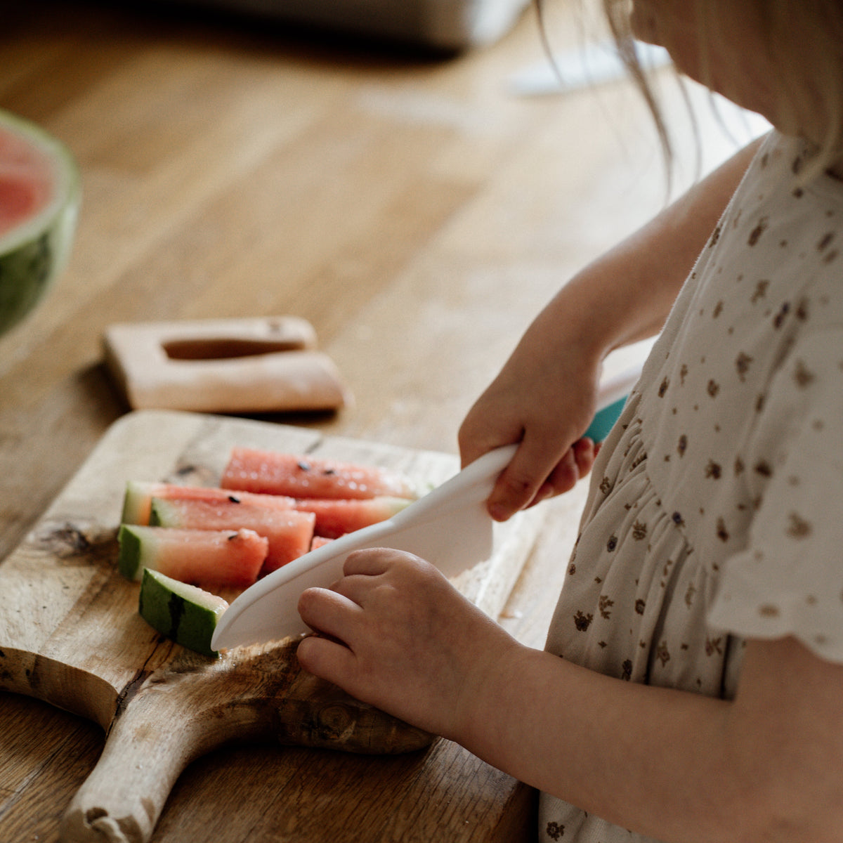 Køkkenknivsæt - 100% sikre til børn. fra Hemmingsen Kids, billede 2