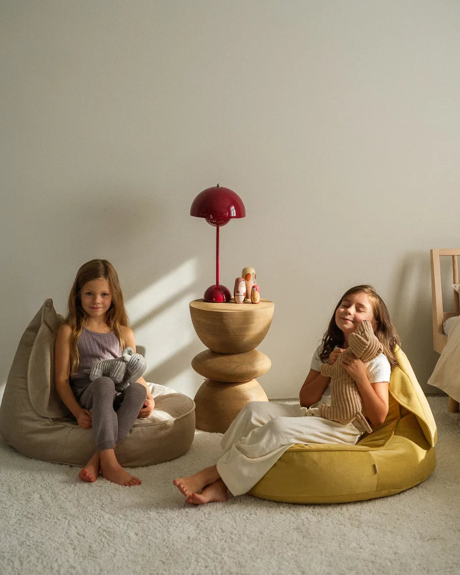 Wigiwama Kanin-sækkestol, Dusty Beige (4)