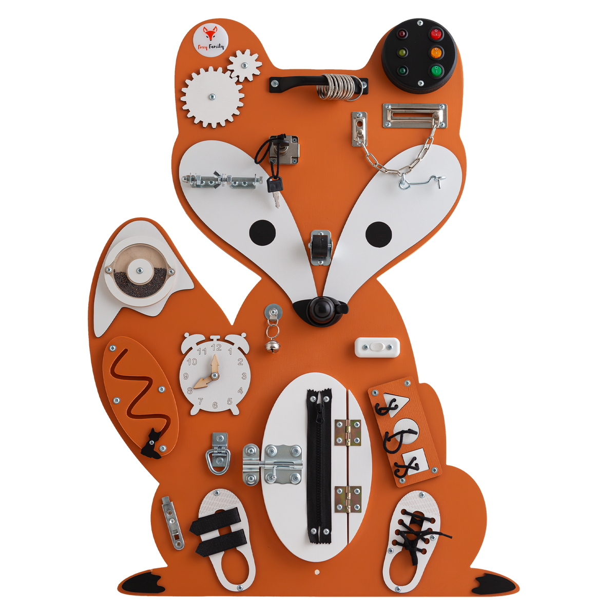 Aktivitetstavle Ræv - Orange fra foxy