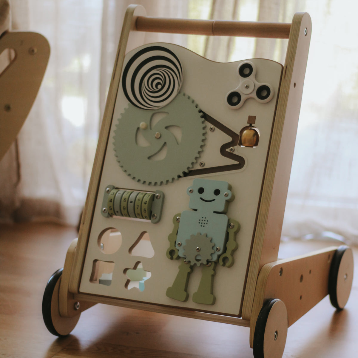 2-i-1 gåvogn & løbecykel i træ fra Hemmingsen Kids