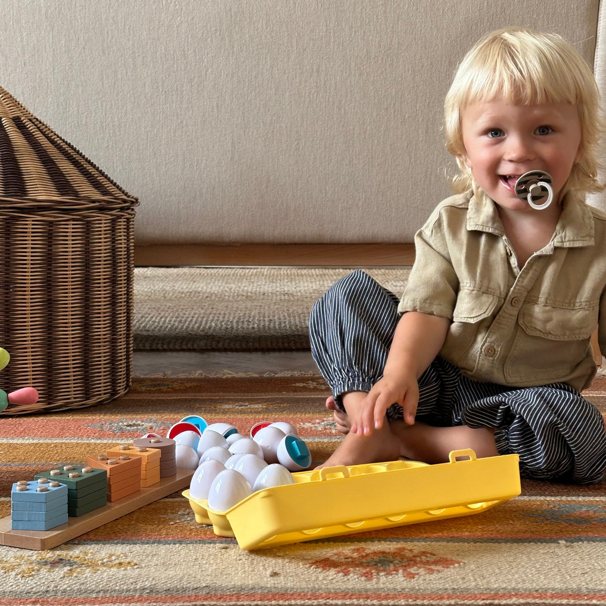 Montessori Æg-Puslespil fra Hemmingsen Kids, billede 3