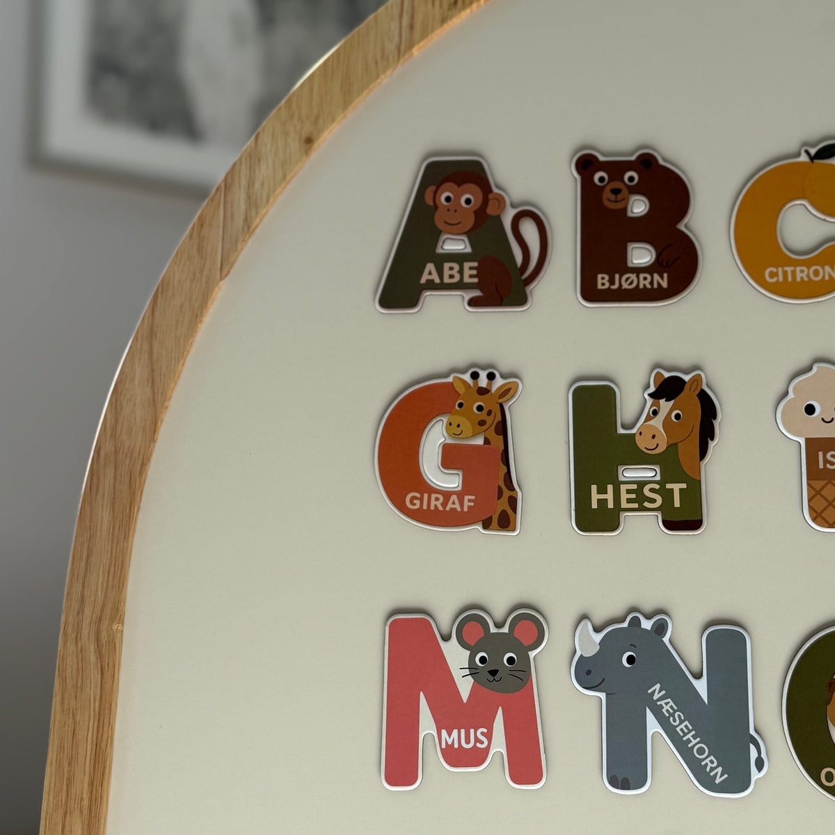 Magnetiske Bogstaver A-Å fra Hemmingsen Kids, billede 5