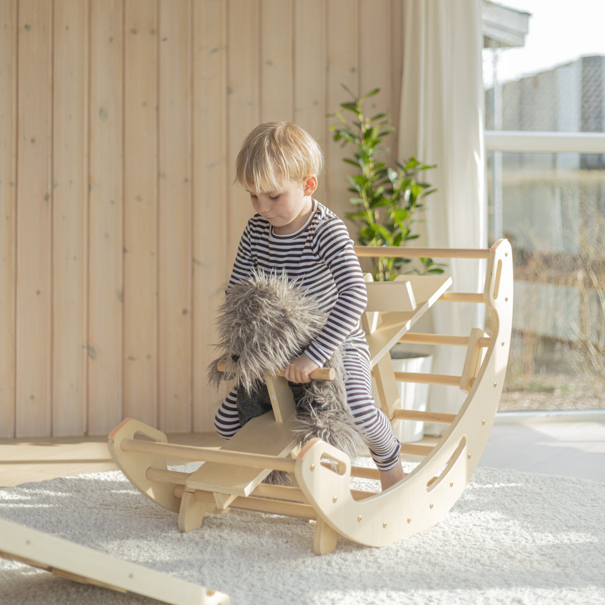 Gyngehest til Luna Klatrebue fra Hemmingsen Kids, billede 3