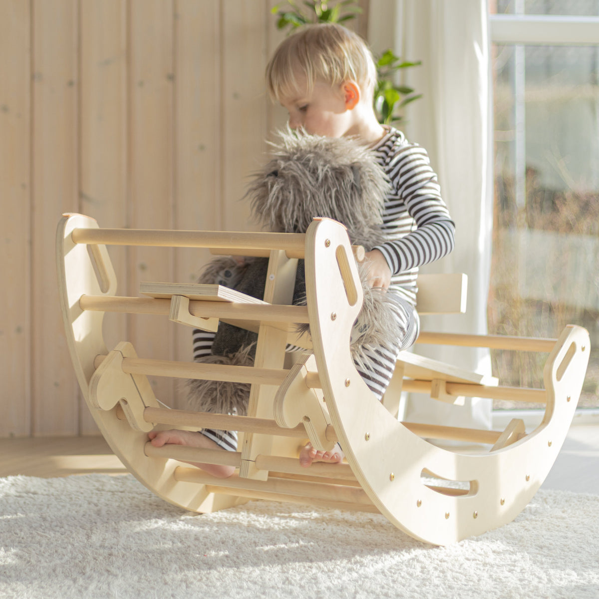 Gyngehest til Luna Klatrebue fra Hemmingsen Kids, billede 2