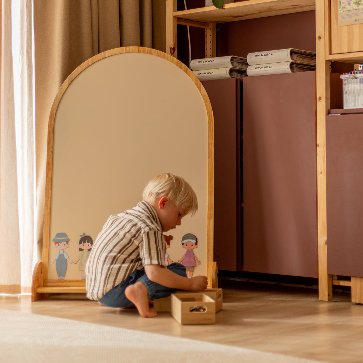 Magnettavle i Egetræ fra Hemmingsen Kids, billede 2