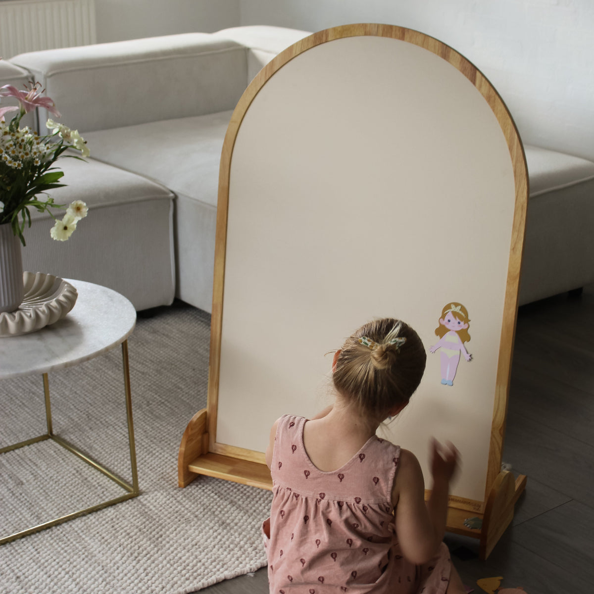 Magnettavle i Egetræ fra Hemmingsen Kids, billede 6
