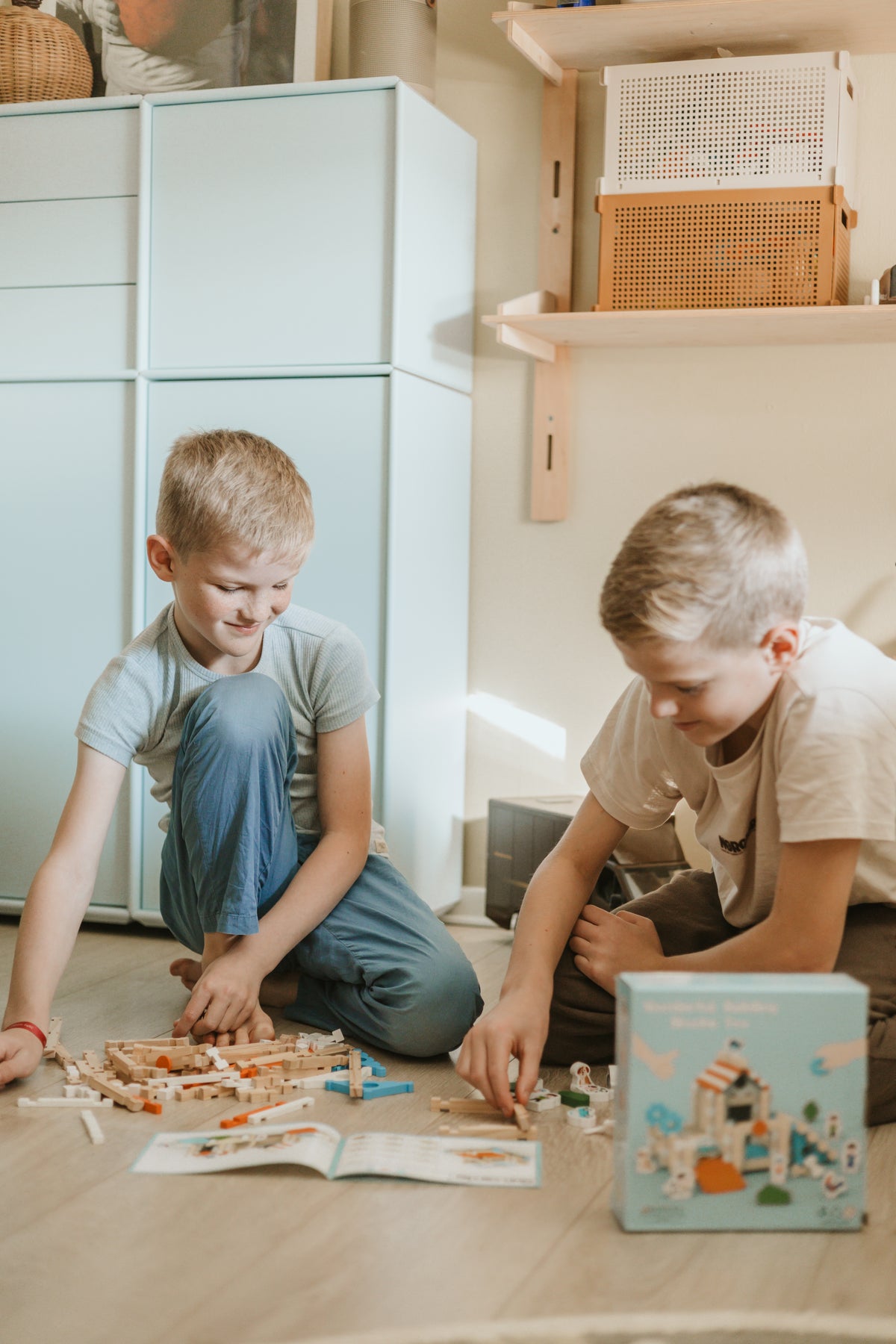 Byg & Leg Træklodser (Temahuse) fra Hemmingsen Kids, billede 4