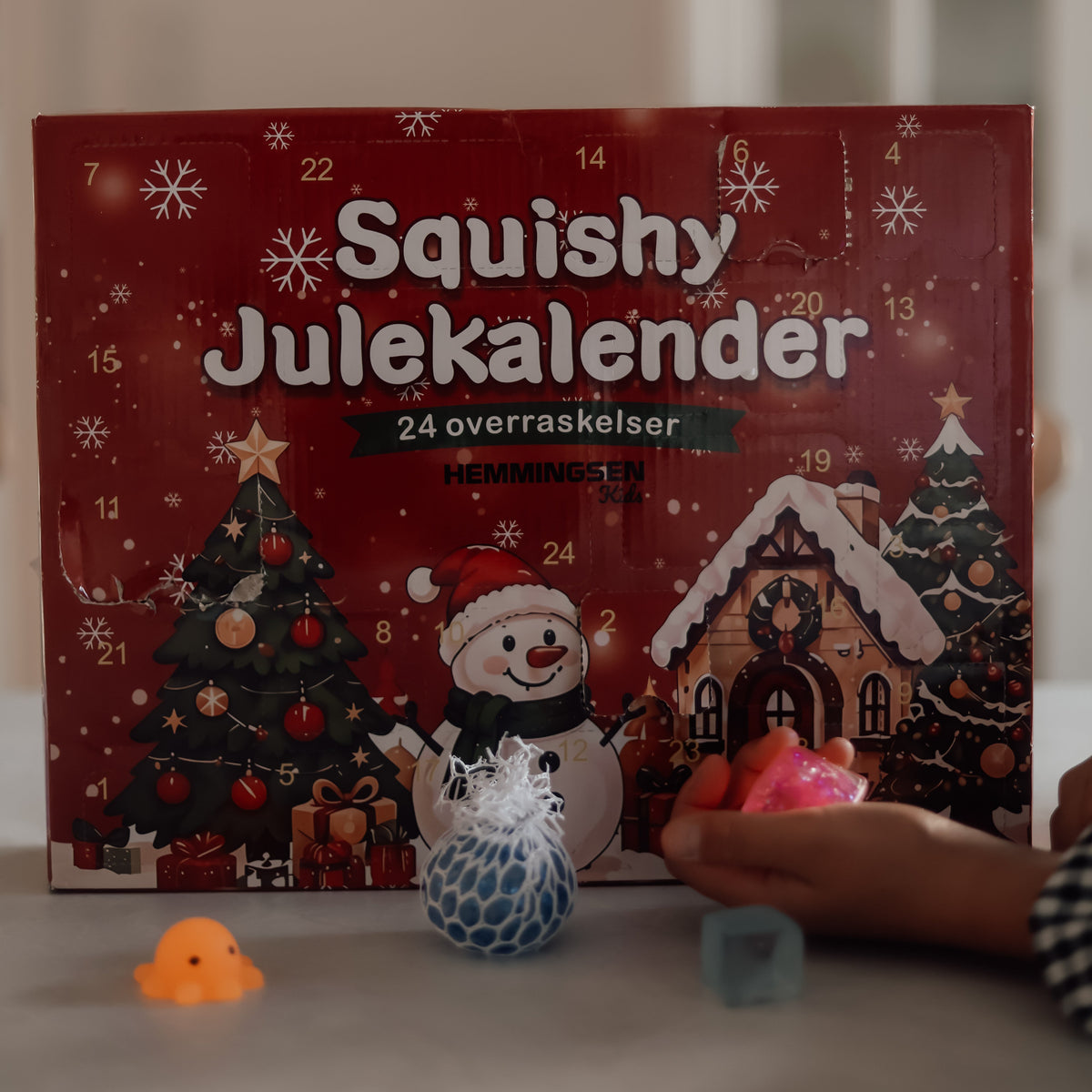 Squishy Julekalender 24 overraskelser FORUDBESTILLING.