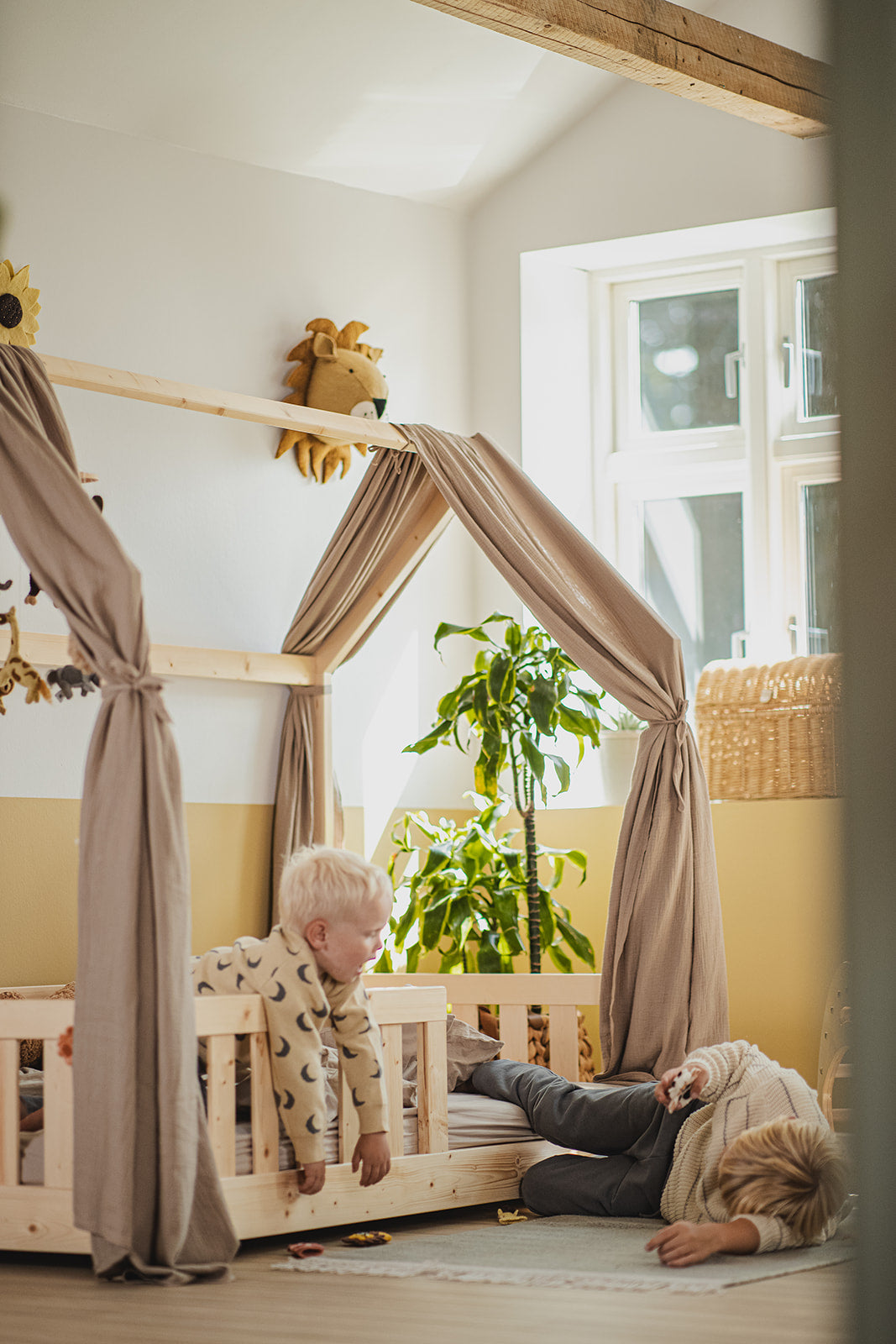 Sengehimmel / Forhæng Muslin. 2-pak. fra Hemmingsen Kids, billede 9