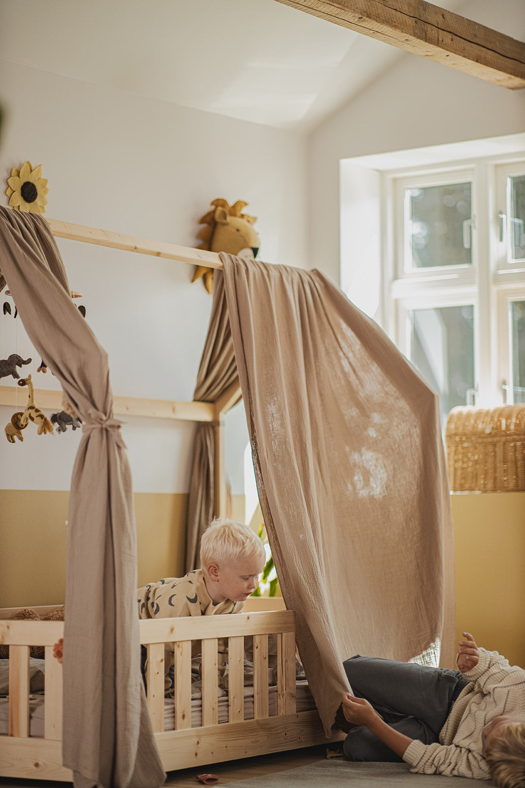 Sengehimmel / Forhæng Muslin. 2-pak. fra Hemmingsen Kids, billede 10