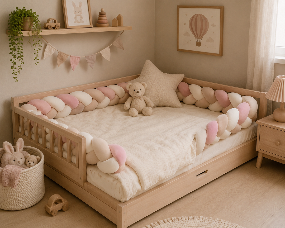 Sengerand- Blush Vanilla fra Hemmingsen Kids, billede 2