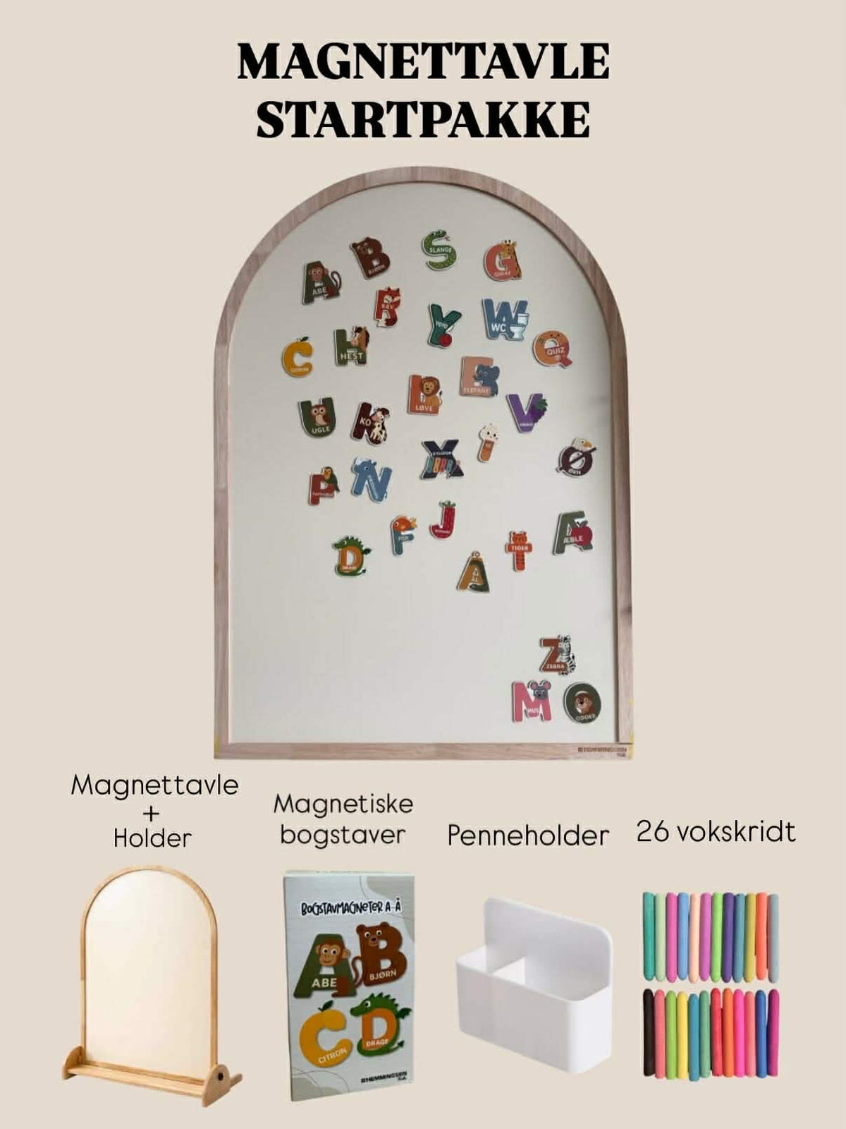 Magnettavle Startpakke fra Hemmingsen Kids, billede 2