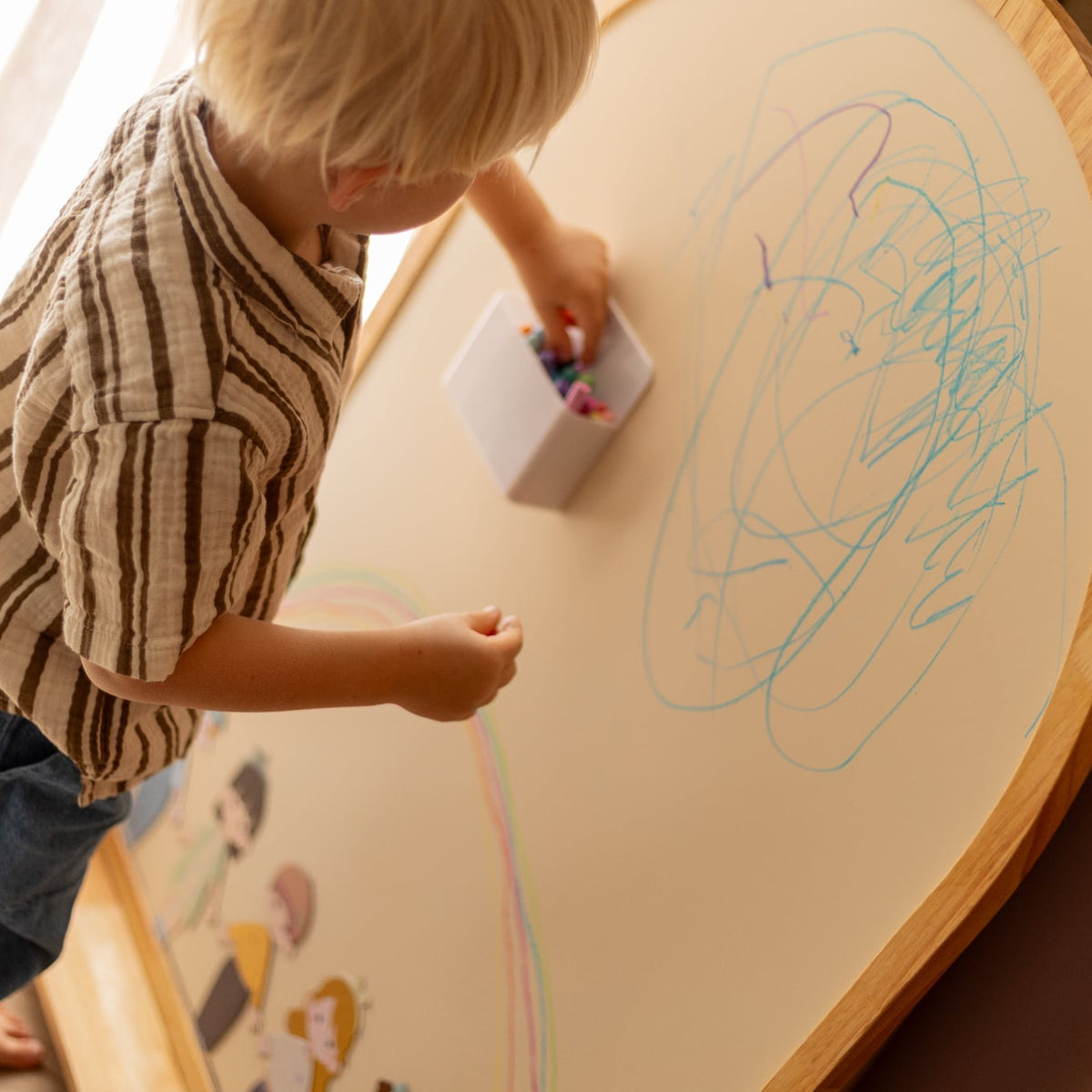 Magnetisk penneholder – Smart tilbehør til magnettavlen fra Hemmingsen Kids, billede 2