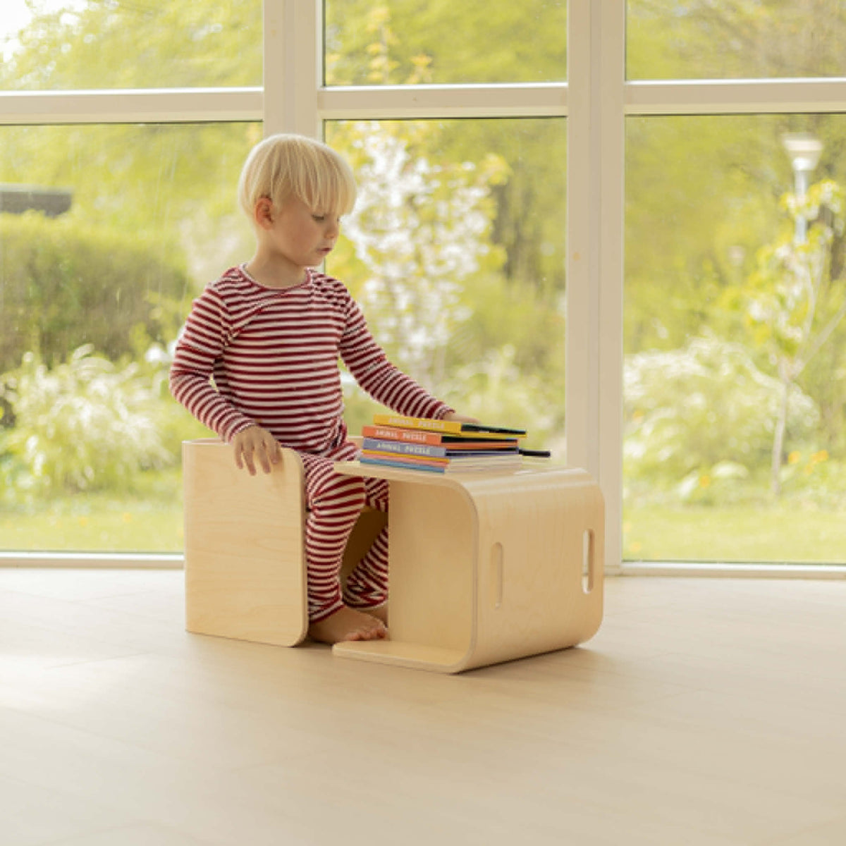 Noah Bord & Stolesæt – multifunktionelt møbel i træ fra Hemmingsen Kids, billede 8