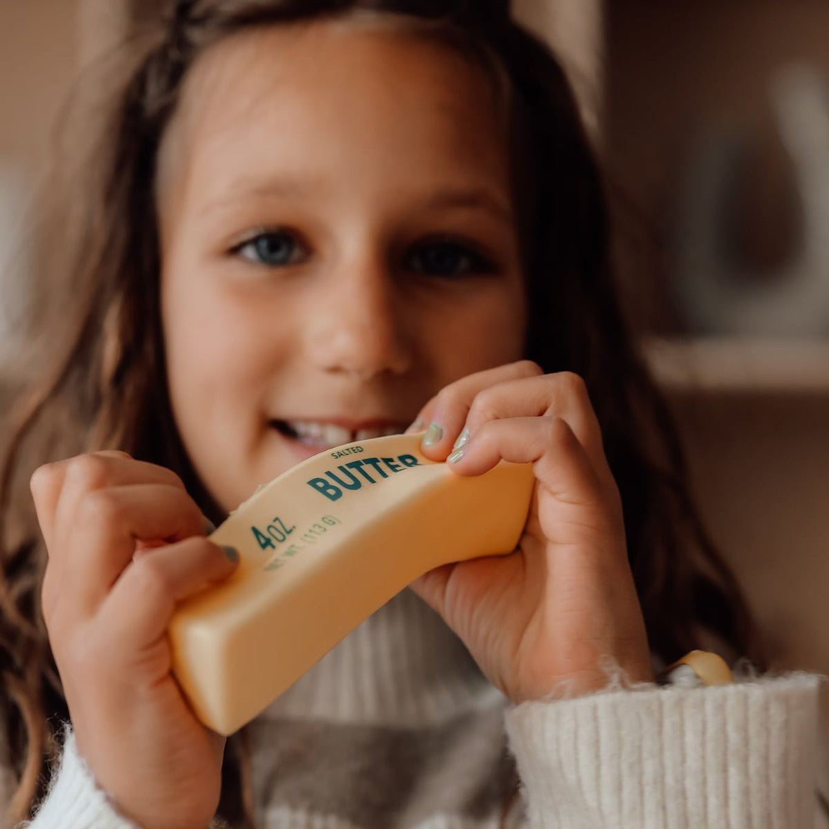 Butter Squishy – Viral Stresslegetøj 14 CM fra Hemmingsen Kids, billede 4