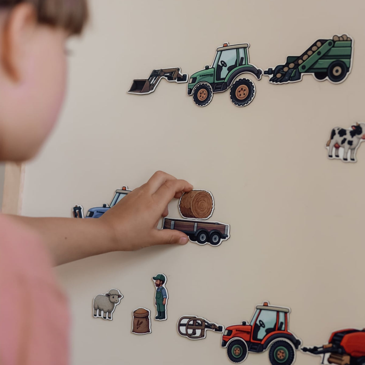 Magnetisk Traktor- Byg selv sæt fra Hemmingsen Kids, billede 2