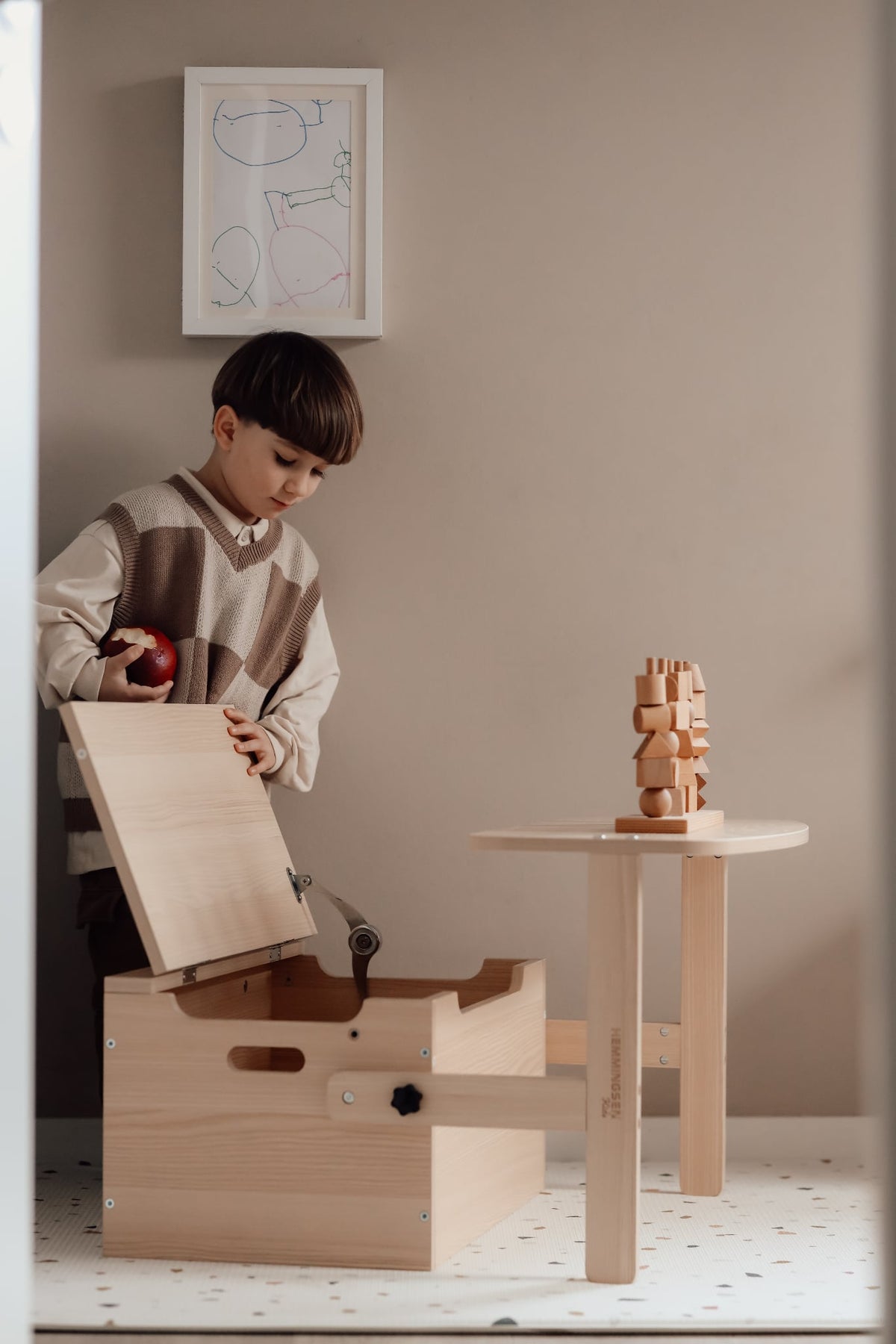 Saga Opbevaringsbænk fra Hemmingsen Kids, billede 2
