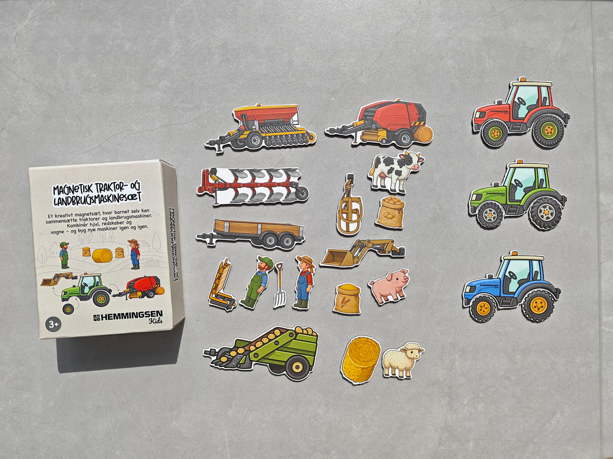 Magnetisk Traktor- Byg selv sæt fra Hemmingsen Kids, billede 3