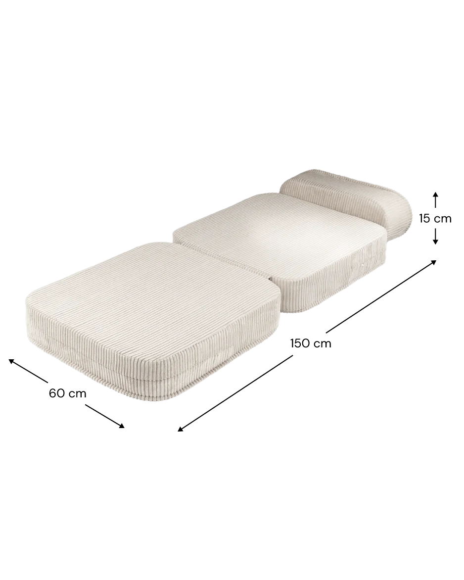 Wigiwama Flip Chair foldbar stol, Marshmallow (5)