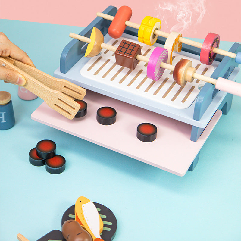 Grillsæt i Træ fra Hemmingsen Kids, billede 8