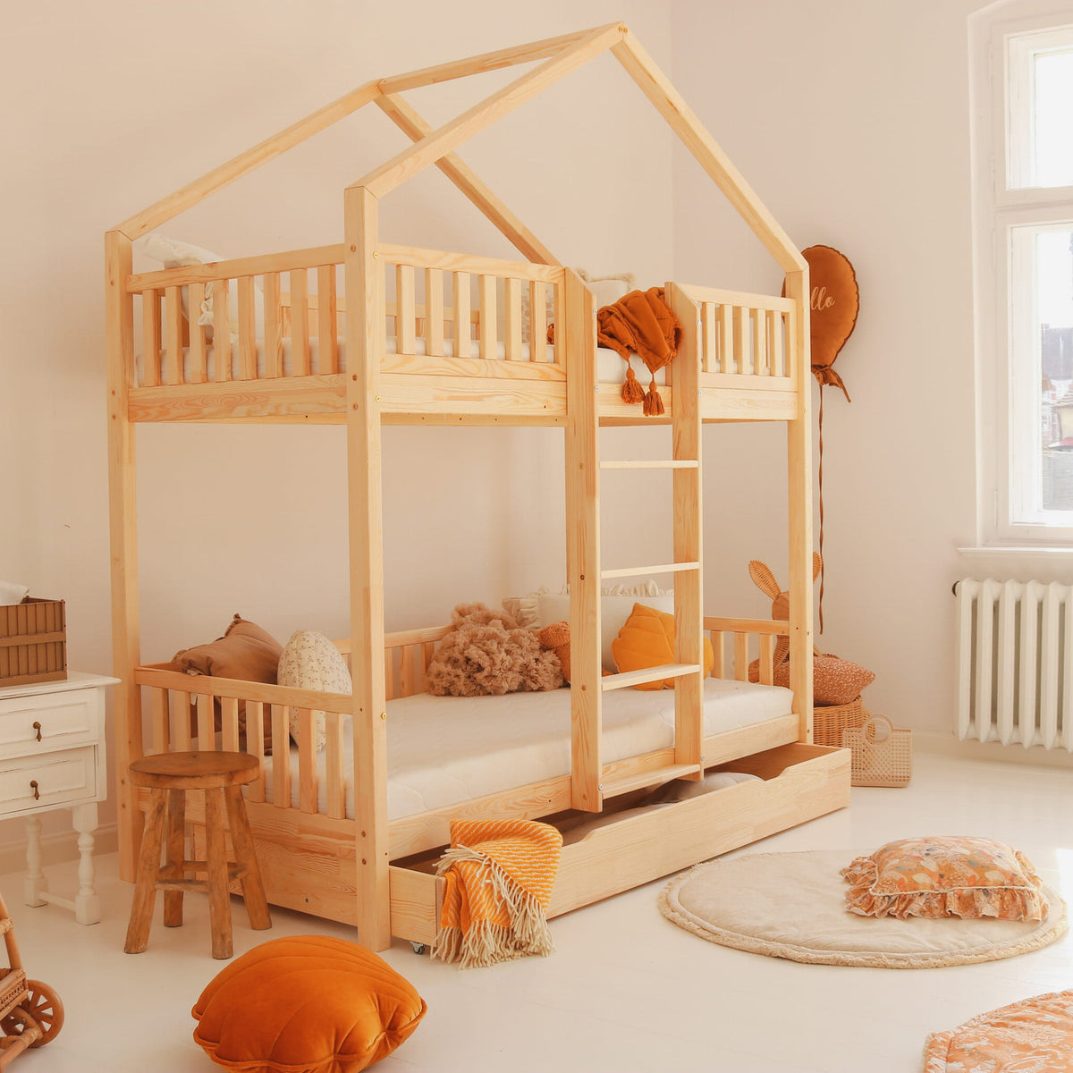 Køjeseng BIANCO m. skuffe 190x90cm fra Hemmingsen Kids, billede 2