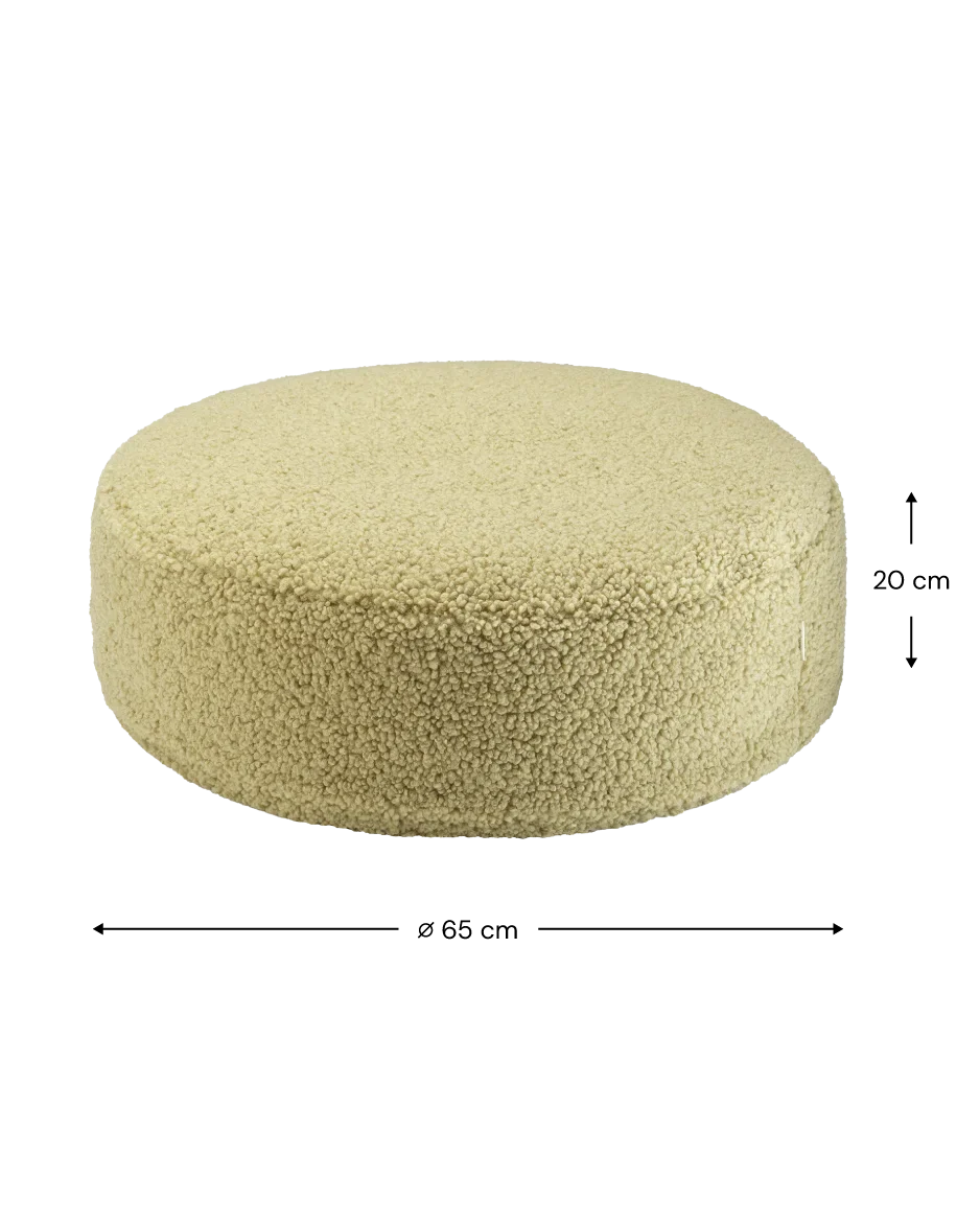 Wigiwama Bjørne-sækkestol med puf, Matcha (6)