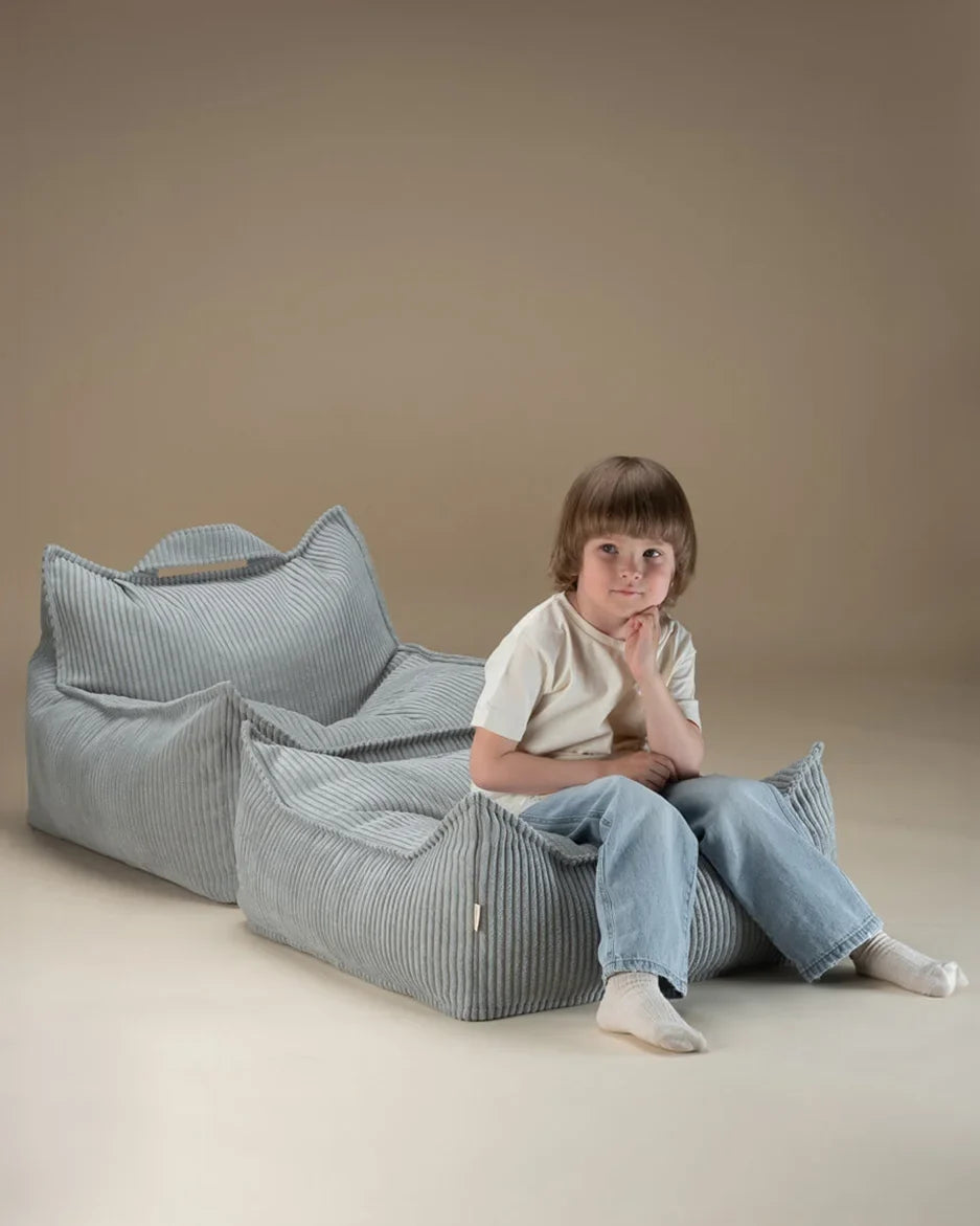 Wigiwama Firkantet puf, Peppermint Green (5)