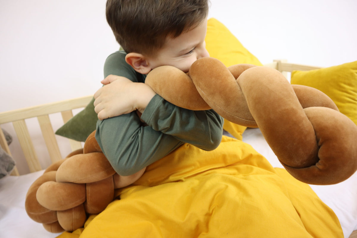 Sengerand, 3-strenget fletning- Kanel fra Hemmingsen Kids, billede 4