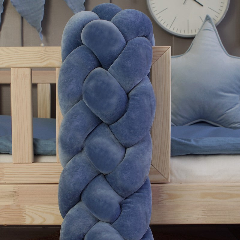 Sengerand, 4-tråde Jeans farve fra Hemmingsen Kids