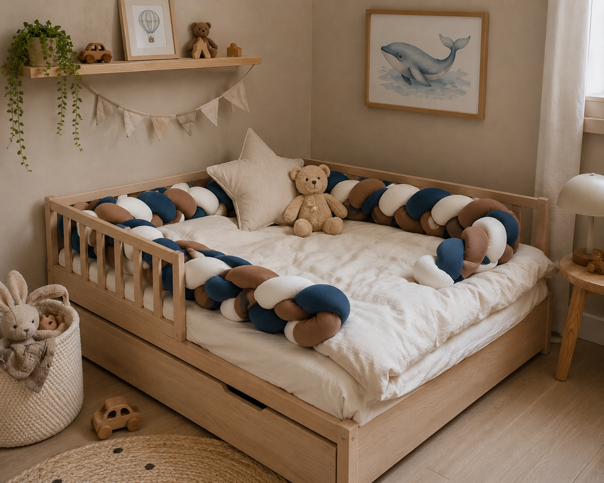 Sengerand- Mocha Ocean fra Hemmingsen Kids, billede 2