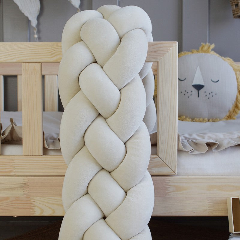 Sengerand, 4-tråde Beige fra Hemmingsen Kids
