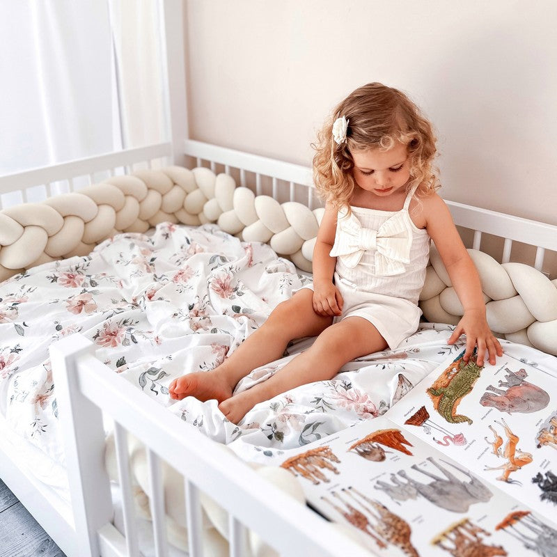 Sengerand, 4-tråde Vanilje fra Hemmingsen Kids, billede 3