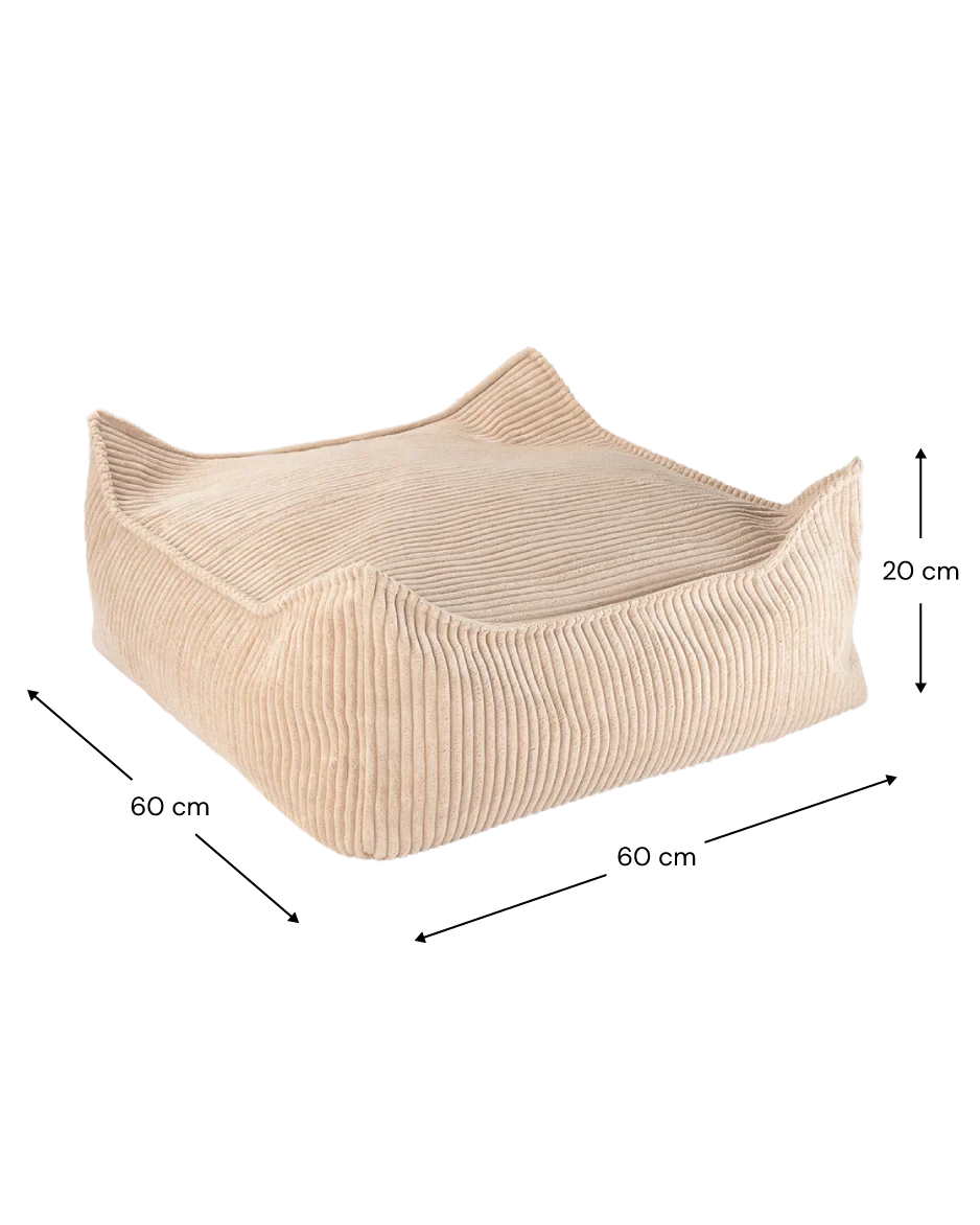 Wigiwama Sækkestol med puf, Brown Sugar (5)