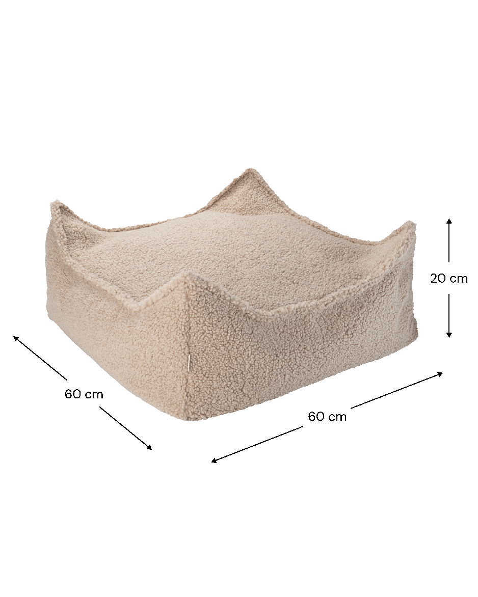 Wigiwama Sækkestol med puf, Biscuit (5)