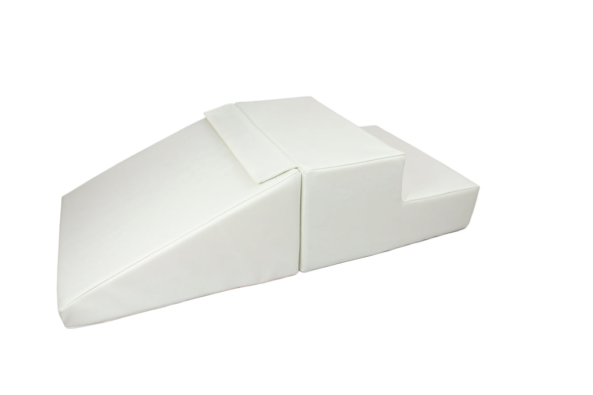 Hvide skumklodser med velcro